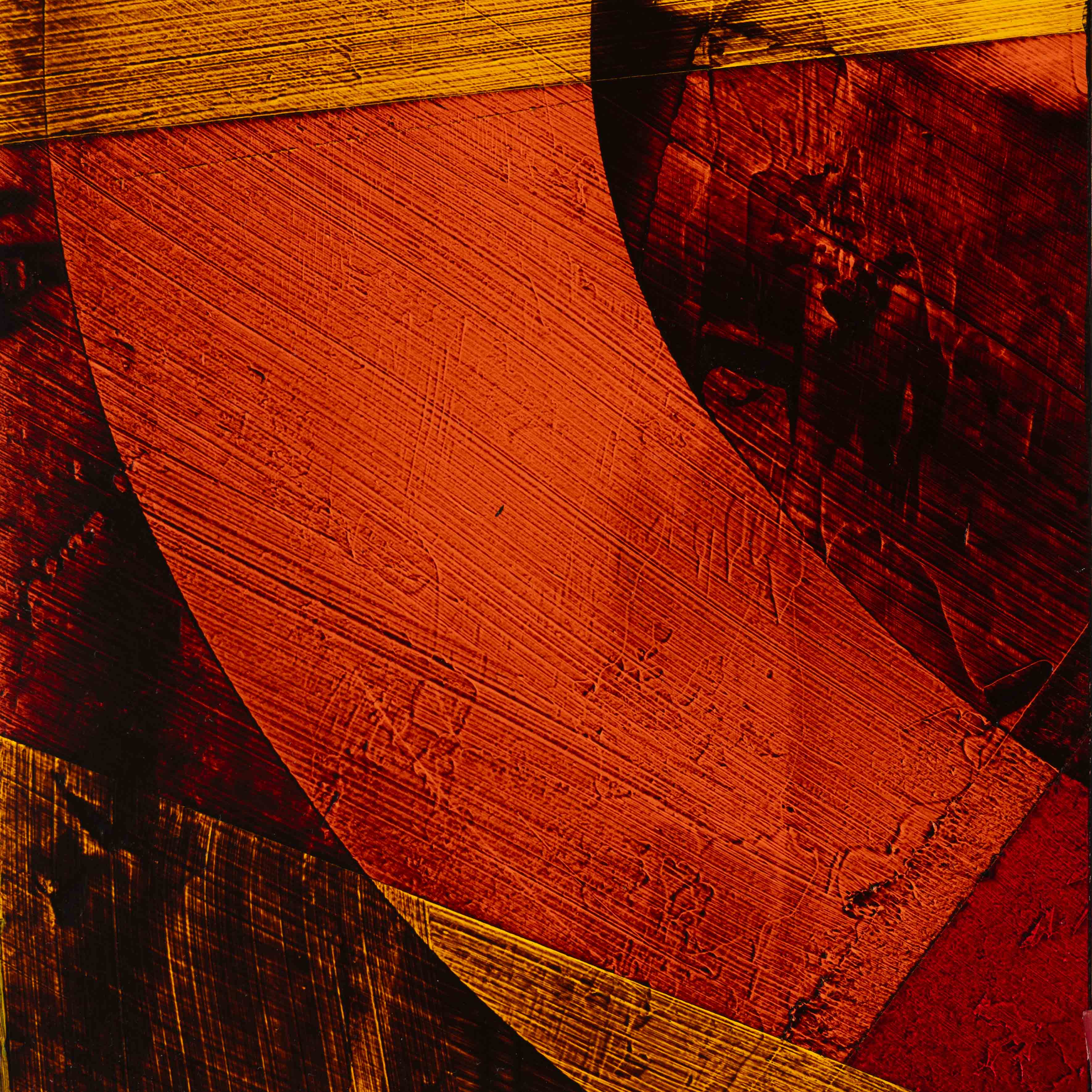 Acrylique, Brou de noix, vernis sur carton bois 20 x 20