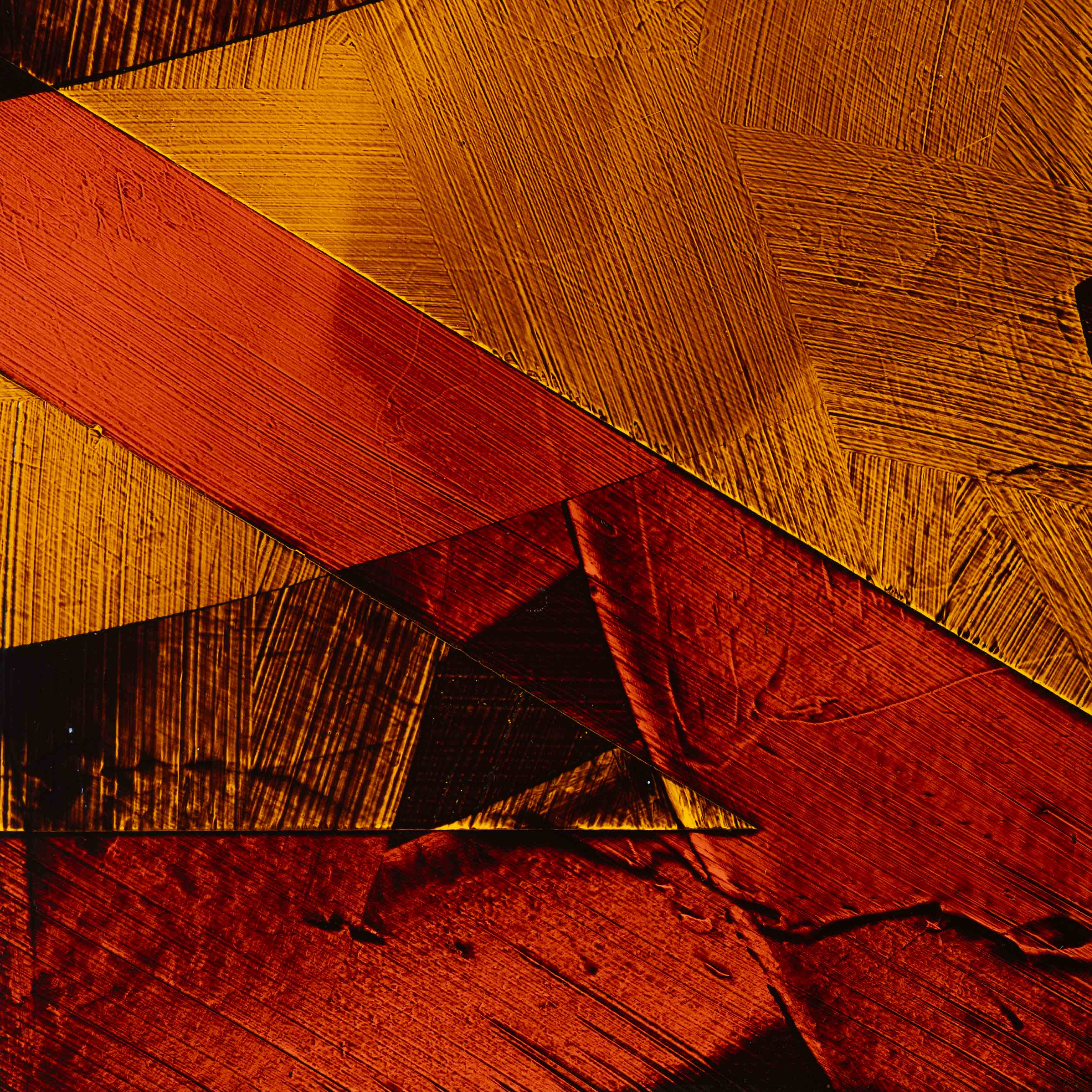 Acrylique, Brou de noix, vernis sur carton bois 20 x 20